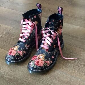 Dr. Martin floral boots
